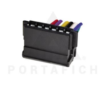 PORTAFICH CONECTOR 6 VIAS CIRCUITO IMPRESO