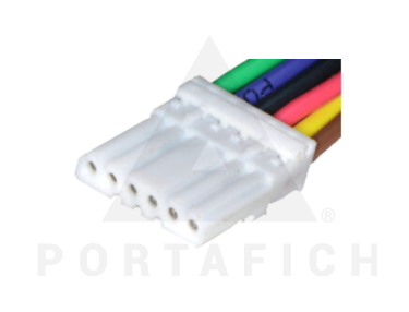 PORTAFICH CONECTOR 6 VIAS AIRE ACONDICIONADO FIAT