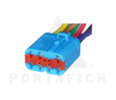 PORTAFICH CONECTOR 7 VIAS INSTALACION DE LLAVE DE VENTANA ELECTRICA FORD FIESTA/KA