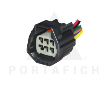 PORTAFICH CONECTOR 6 VIAS VALVULA DE COMPORTAMIENTO FLUJO DE AIRE CHYSLER/DODGE AVENGER/JEEP PATRIOT