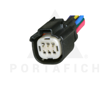 PORTAFICH CONECTOR 6 VIAS INYECCION ELECTRONICA RAMAL FORD KA 3CC
