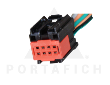 PORTAFICH CONECTOR 8 VIAS PANEL CENTRAL RADIO FORD FOCUS