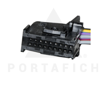 PORTAFICH CONECTOR 18 VIAS PANEL DE REPARACION WHIP CAMIONES