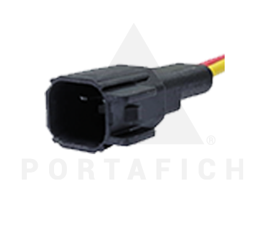 PORTAFICH CONECTOR 2 VIAS ALTAVOCES GM ONIX/ BOQUILLA INYECTOR EV6 FORD ECOSPORT CONTRACONECTOR 1159/1163/937