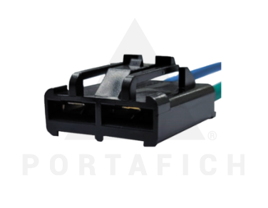 PORTAFICH CONECTOR 2 VIAS BOMBA DE COMBUSTIBLE FORD - UNIVERSAL