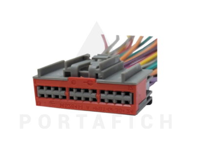 PORTAFICH CONECTOR 24 VIAS ALIMENTACION DEL SENSOR DEL ESPEJO