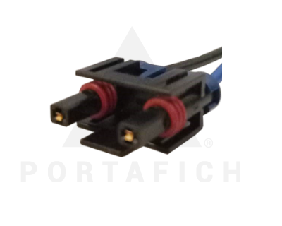 PORTAFICH CONECTOR 2 VIAS SENSOR DE NIVEL BOMBA COMBUSTIBLE FLEX