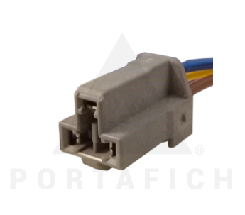 PORTAFICH CONECTOR 3 VÍAS ENCENDEDOR DE CIGARRILLOS