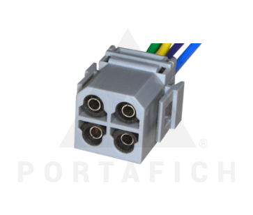 PORTAFICH CONECTOR 4 VIAS SENSOR ODOMETRO AUTOMATICO