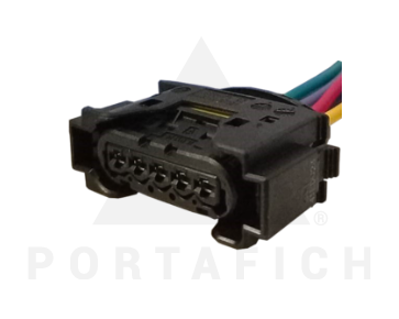 PORTAFICH CONECTOR 5 VIAS FLUJO DE AIRE VW GOLF/MB CLASE A