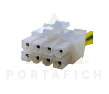 PORTAFICH CONECTOR 8 VIAS ALIMENTACION/ INSTRUMENTO DE CABLEADO/ TELAR PIONEER