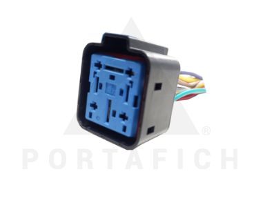 PORTAFICH CONECTOR 8 VIAS BASE DE RELE ELECTROVENTILADOR FIAT DUCATO