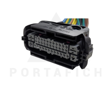 PORTAFICH CONECTOR 38 VIAS FRENO ABS/BOMBA MODULO/CABLEADO VW/AUDI