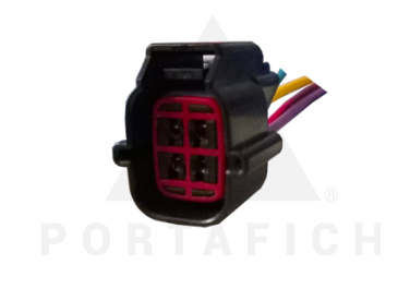 PORTAFICH CONECTOR 4 VIAS PRESOSTATO FORD ECOSPORT/FIESTA/KA