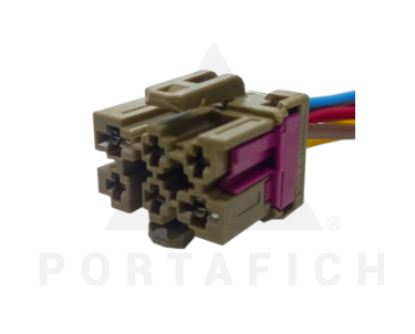 PORTAFICH CONECTOR 6 VIAS VENTILADOR VW PASSAT/AUDI A4 CONTRACONECTOR 1538