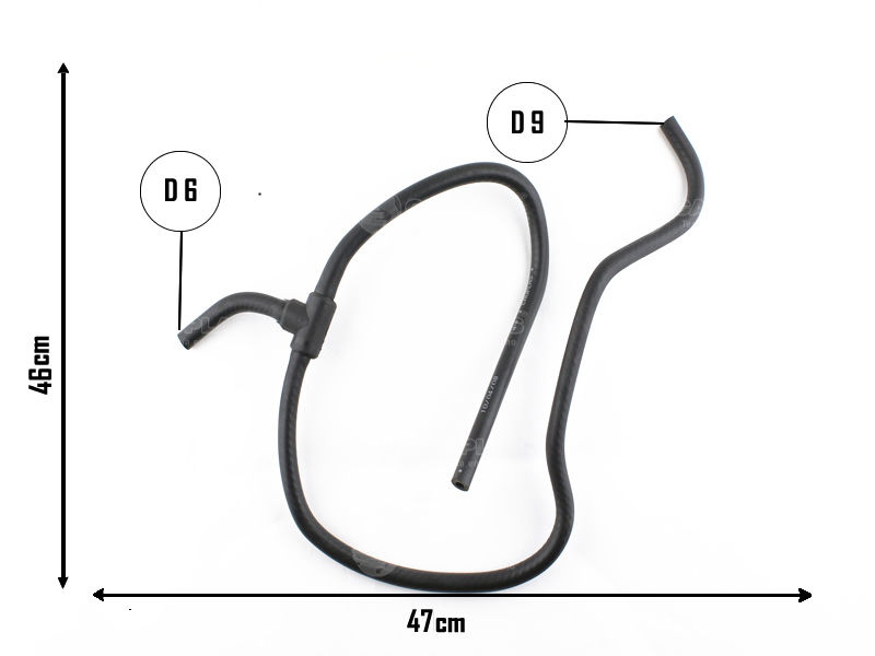 CAUPLAS MANGUERA VASO DE EXPANSION SUP FORD FIESTA  =YACO 1802