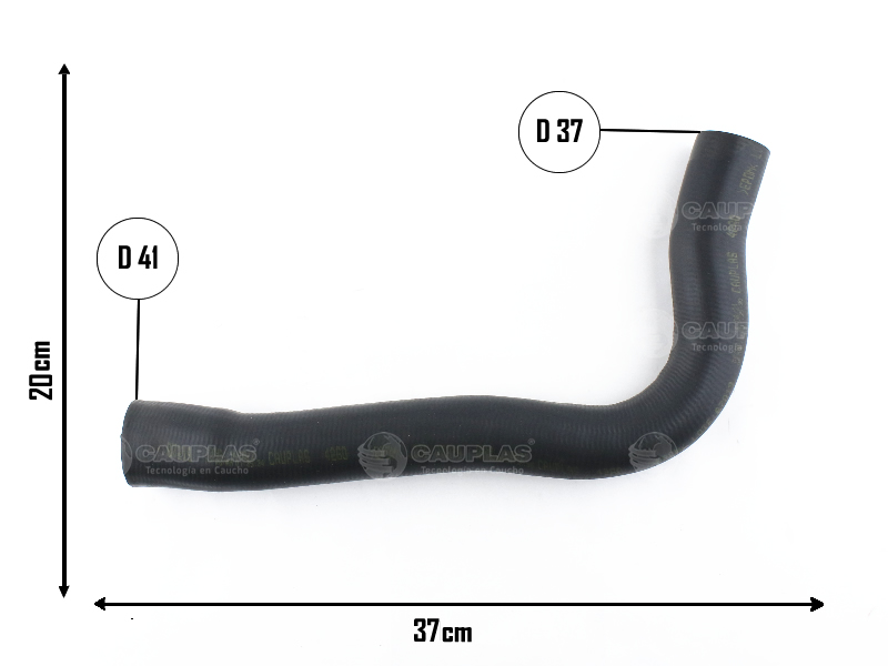 CAUPLAS MANGUERA RADIADOR SUPERIOR F100  =YACO 1062