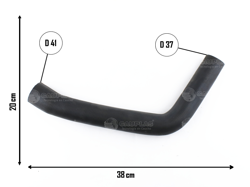 CAUPLAS MANGUERA RADIADOR SUP F100 F350  =YACO 108/421