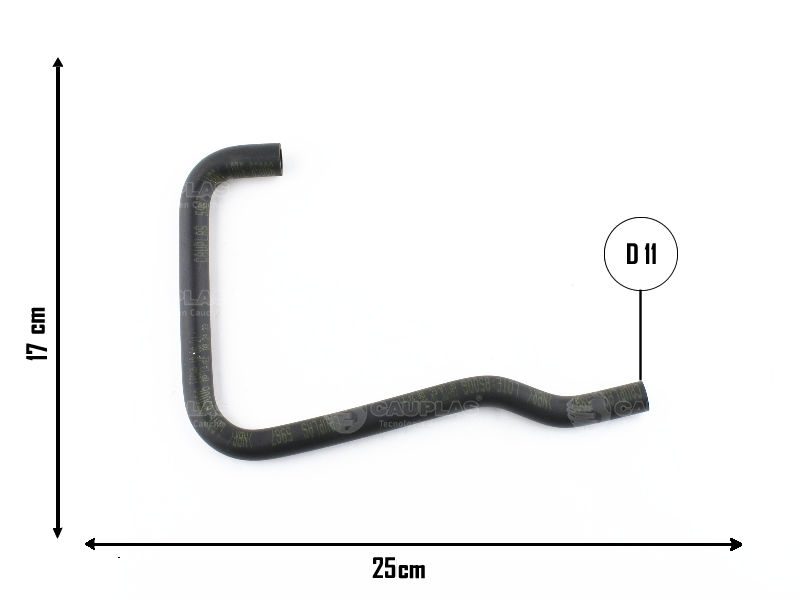 CAUPLAS MANGUERA DESCARGA DE GASES FORD ESCORT FOCUS I