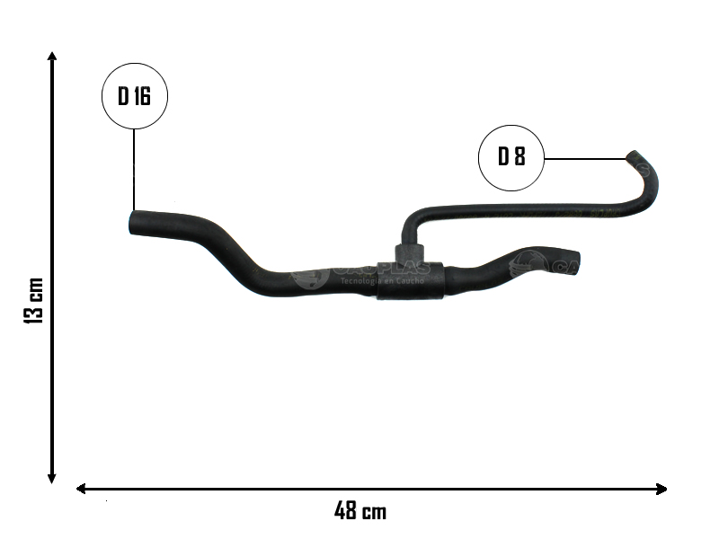 CAUPLAS MANGUERA CALEFACTOR ENTRADA RENAULT KANGOO