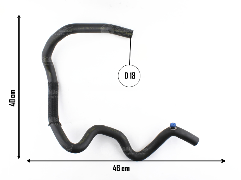 CAUPLAS MANGUERA CALEFACCION SALIDA RENAULT DUSTER LOGAN II SANDERO II
