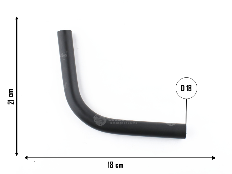 CAUPLAS MANGUERA TOMA DE AIRE FIAT 128  =YACO 633