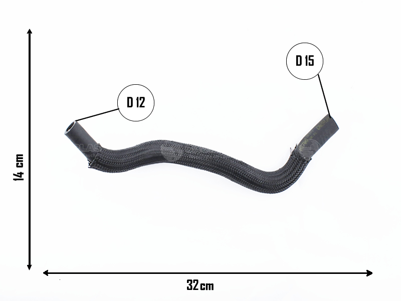 CAUPLAS MANGUERA REFRIGERACION PEUG 206 207 307 406 CITROEN C4/PICASSO  =YACO 2515