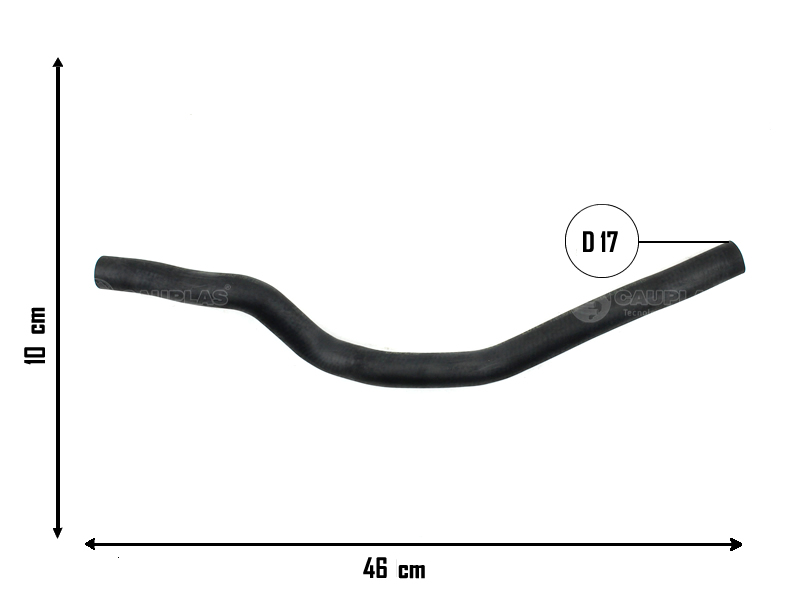 CAUPLAS MANGUERA CALEFACCION SALIDA FORD FIESTA III = YACO 4164