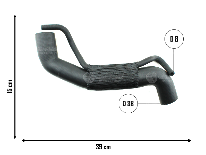 CAUPLAS MANGUERA RADIADOR SUP SPRINTER 313