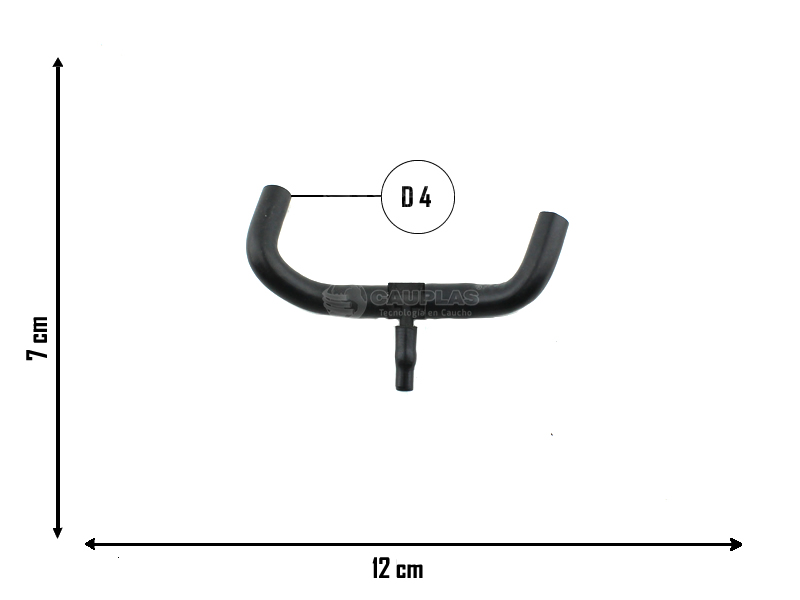 CAUPLAS MANGUERA DESCARGA DE GASES FIAT PUNTO I