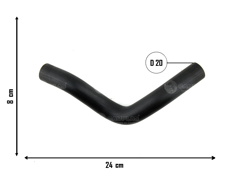 CAUPLAS MANGUERA CIRCULACION DE AIRE FIAT IDEA I PALIO IV STRADA II