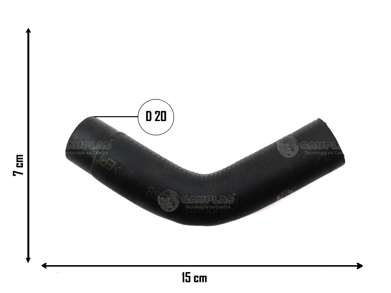CAUPLAS MANGUERA REFRIGERACION BERLINGO EVASION JUMPER I XANTIA I ZX P306 405 406 605 806 BOXER I EXPERT PARTNER I  (YACO 2219)