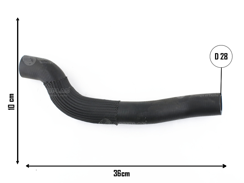 CAUPLAS MANGUERA RADIADOR SUPERIOR PEUGEOT 307