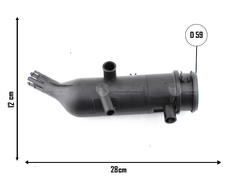 CAUPLAS MANGUERA DECANTADOR DE ACEITE PEUGEOT 205