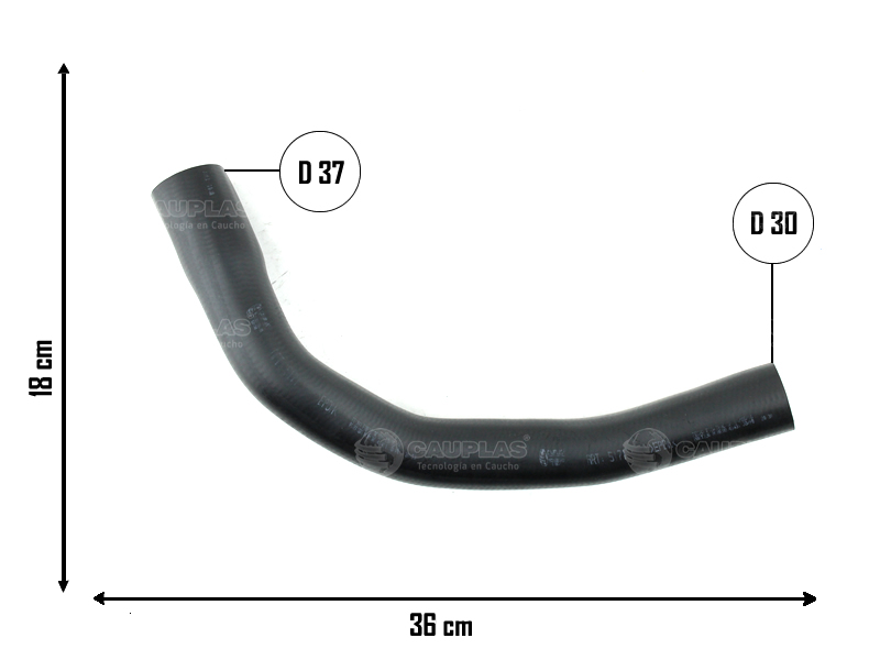 CAUPLAS MANGUERA RADIADOR SUPERIOR JEEP CHEROKEE