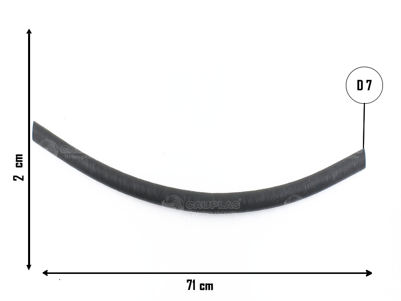 CAUPLAS MANGUERA SERVO FRENO FIAT FIORINO II