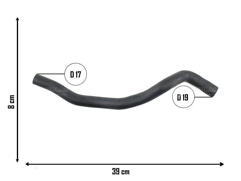 CAUPLAS MANGUERA CALEFACTOR SALIDA FORD ECOSPORT II =YACO 4173/4314