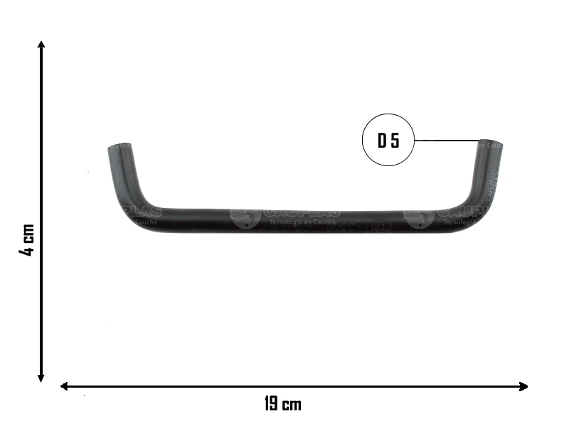 CAUPLAS MANGUERA DESCARGA DE GASES FIAT STRADA I