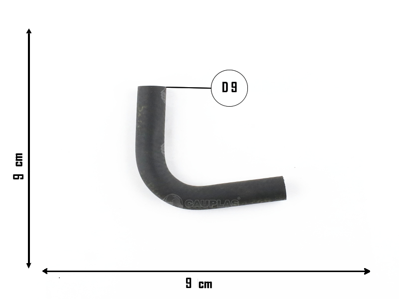 CAUPLAS MANGUERA PASO DE AGUA TOYOTA HILUX III