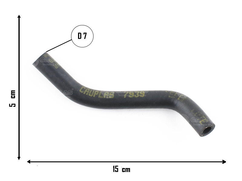 CAUPLAS MANGUERA PASO DE AGUA TOYOTA HILUX V