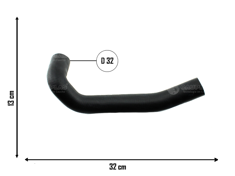 CAUPLAS MANGUERA RADIADOR SUPERIOR PEUGEOT 205  =YACO 3322