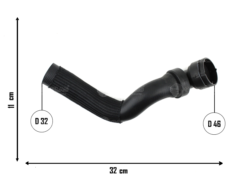 CAUPLAS MANGUERA RADIADOR SUPERIOR FIAT TORO