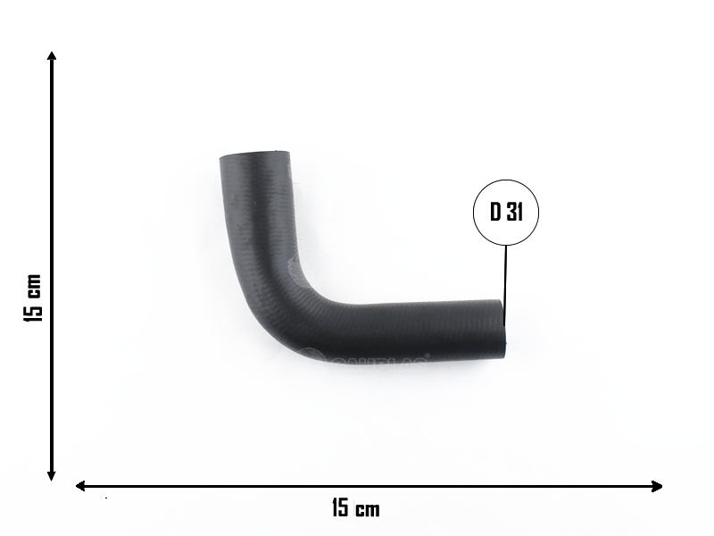CAUPLAS MANGUERA RADIADOR INFERIOR TOYOTA HILUX I
