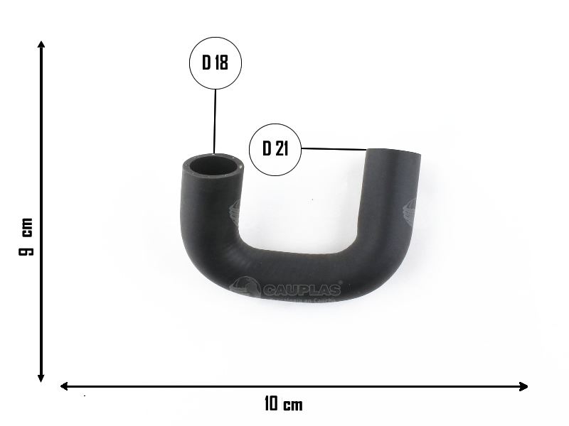 CAUPLAS MANGUERA REFRIGERACION PEUGEOT 307 3008 308 407 =YACO 4061