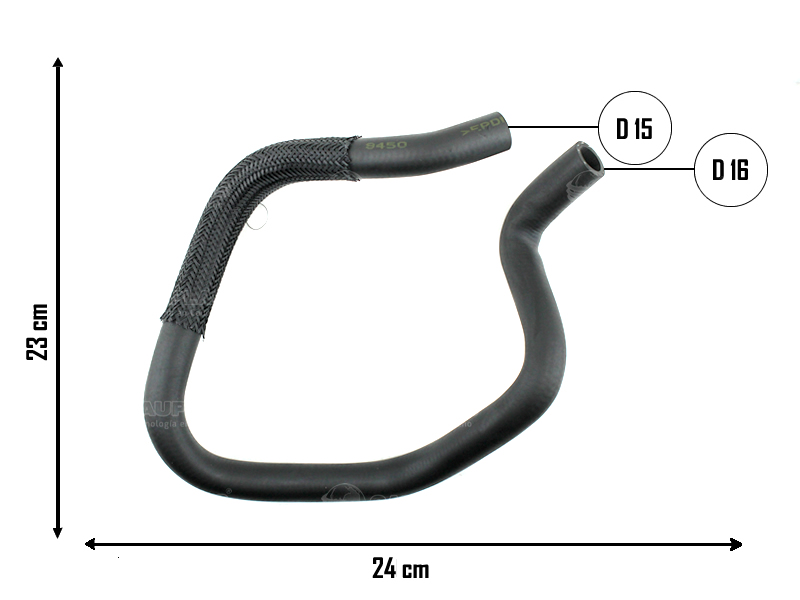CAUPLAS MANGUERA REFRIGERACION PEUGEOT 307 206