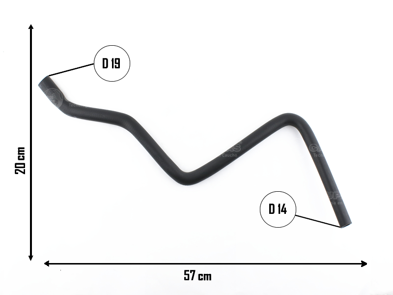 CAUPLAS MANGUERA VASO DE EXPANSION A RAD FORD FOCUS I