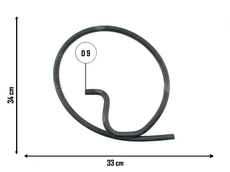 CAUPLAS MANGUERA VASO DE EXPANSION PEUG 206