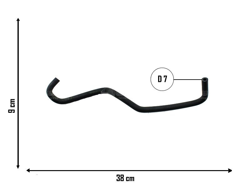CAUPLAS MANGUERA VASO DE EXPANSION FIAT IDEA II PALIO IV SIENA IV STRADA II =YACO 4013/4134