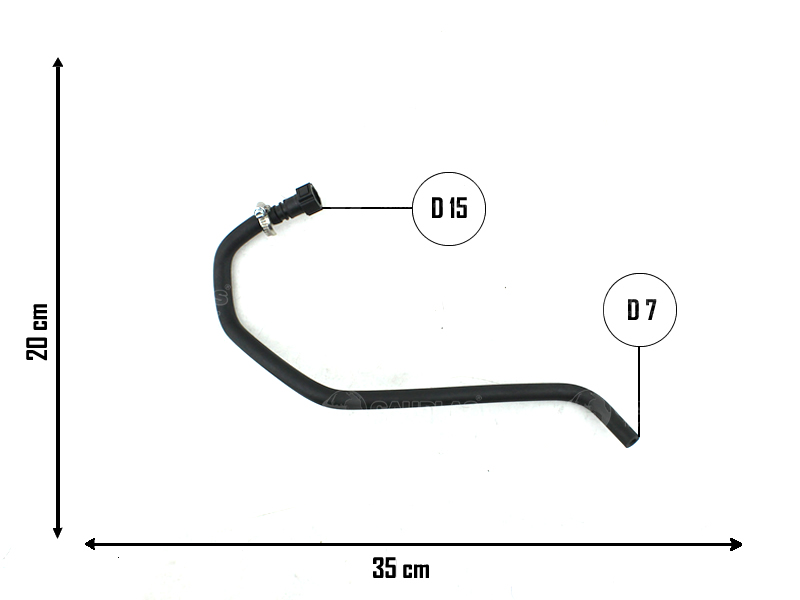 CAUPLAS MANGUERA VASO DE EXPANSION FIAT DOBLO 