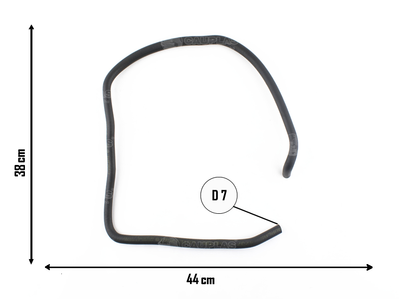 CAUPLAS MANGUERA VASO DE EXPANSION (RETORNO) ASTRA II ZAFIRA =YACO 2441/3458